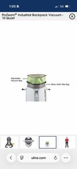 ProTeam GoFit 10 HEPA w/ ProBlade Carpet Floor Tool Kit NEW