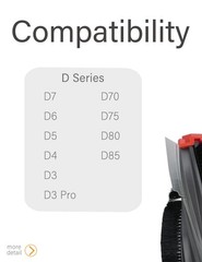 BBT BAMBOOST Replacement Main Brush fit for Neato D4, D7, Kit A, D75-1 Pack