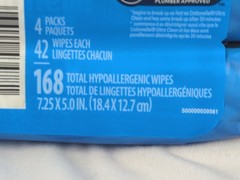 Cottonelle Flushable Wipes 168 count