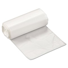 High-Density Commercial Can Liners, 4 Gal, 6 1 Count (Pack of 1), Clear
