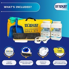 Stardust Spill Products D710 Vehicle Spill Kit, 2 Gal Volume Absorbed Per Kit,