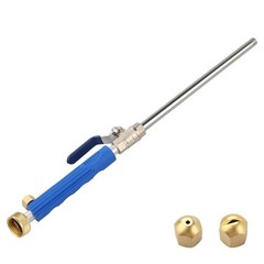 High Pressure Power Washer Attachment Wand, Hydro Jet Water 18 inches, Blue