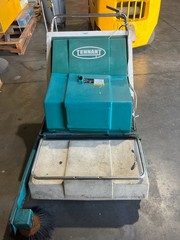Tennant 140E 24V Electric Power Sweeper Walk Behind 37″ Path