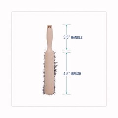 Boardwalk 5408 4.5 in. Brush 3.5 in. Tan Handle Counter Brush – Gray New