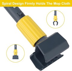 KeFanta Metal Mop Handle Commercial Heavy Duty,58″ Industrial Mop Stick with Jaw