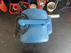 Allegro Industries 9815-E Electric Air Blower Air Mover Ventilation Fan Blue