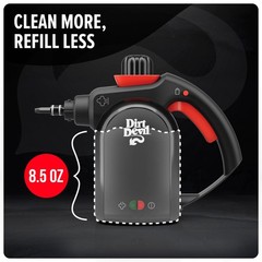 Dirt Devil 7-in-1 Handheld Pressurized Steam Cleaner for Home, XL Water Tank