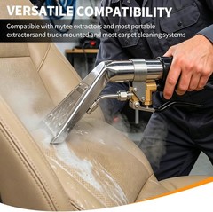 Multi-Surface Upholstery Extractor with Clear Head for Effortless Spot Cleaning