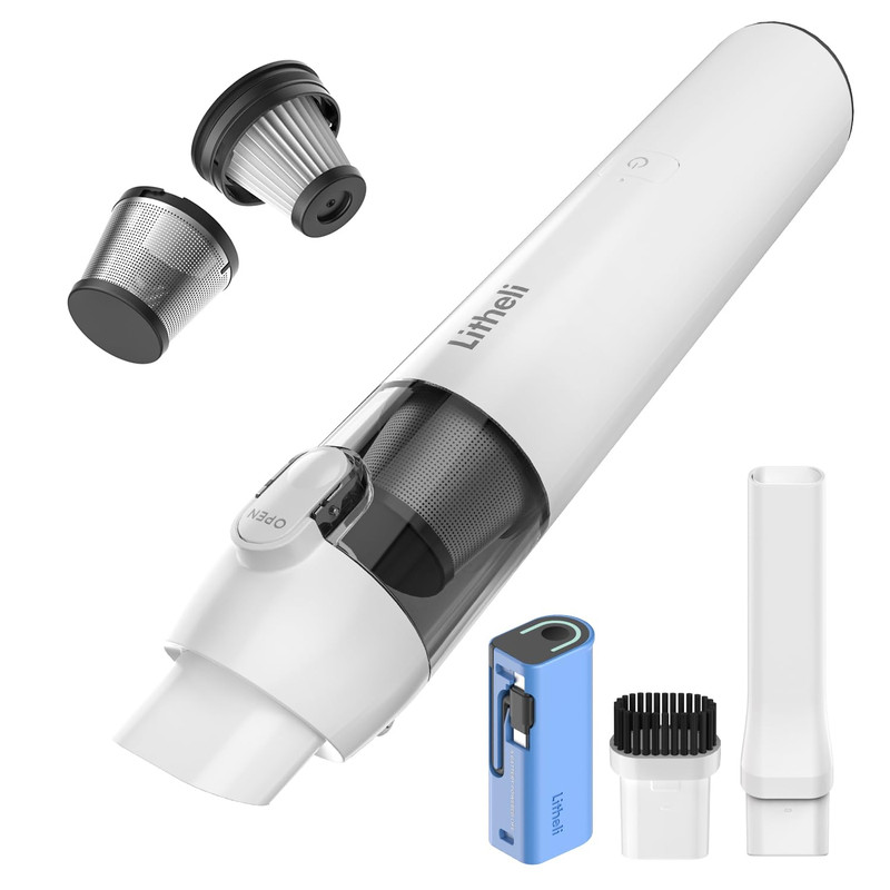 Litheli Handheld Vacuum Cleaner Cordless10000Pa Suction Power Rechargeable U