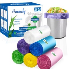 2.6 Gallon Small Trash Bags,Garbage Bag Bin Liners, 10 Liters Bin Bags Wasteb…