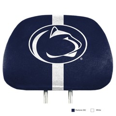Penn State 2 Piece Full Color Headrest Cover Set