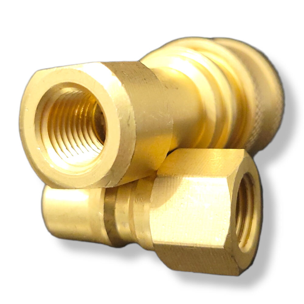 2Pcs Carpet Cleaning 1/4″ Brass Quick Disconnect Coupler for Wands Hose USA