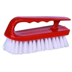 Weiler 44395 Scrub Brush Finger Grip Handle White Polypropylene Fill 6 Pack Of