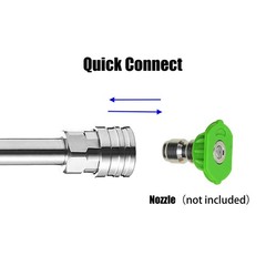 M MINGLE Pressure Washer Extension Wand, Power Lance, 17 inch, 17 Inch