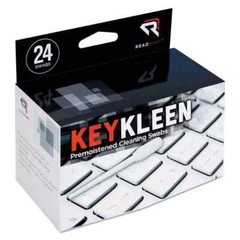 Read Right KeyKleen Keyboard Premoistened Cleaning Swabs, 24 Count/Box Lot of 2
