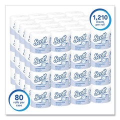 Scott 05102CT Septic-Safe Standard Roll Bathroom Tissue – WT (80 RL/CT) New