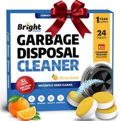 Garbage Disposal Cleaner and Deodorizer Tablets – 24 Pack, XL