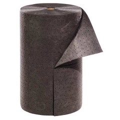 Pig Sorbent Roll, 32 gal, 24 in x 150 ft, , Gray, Polypropylene MAT202-01 Pig