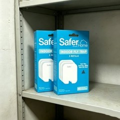 Safer Indoor Plug-In Fly Trap Refill Cards 2 Pack 6 Total Sticky Glue Boards