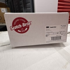 3M Scotch-Brite High Strength Disc 6in Very Fine A/O Red Round MPN 27747
