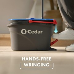 O-Cedar EasyWring RinseClean Microfiber Spin Mop & Bucket Floor Cleaning System
