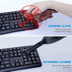 Hayousui 4.3Kpa Keyboard Vacuum Cleaner Mini：Handheld Computer Black