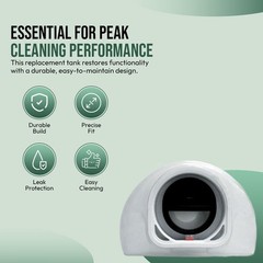 Selgo Replacement Dirty Tank for Bissell Little-Green Portable Carpet White