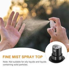 uxcell 24 Pcs Black Spray Top, 18/410 Fine Mist Sprayer 18/410,