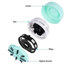 tenwin Mini Vacuum Cleaner, Portable Desktop Cordless, Handheld Green