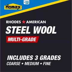 Rhodes American 10121114 Medium Grit Steel Wool Pad 8-3/4 L in. (Pack of 6)