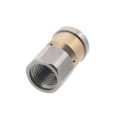 Erie Tools Rotating 1/4″ Sewer Jetter Nozzle for Drain Cleaning 4.5 Orifice