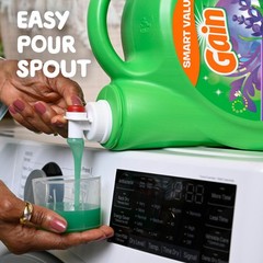 Gain Liquid Laundry Detergent, Lavender Scent, 154 fl 154 Fl Oz (Pack of 1)
