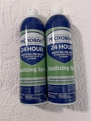 Microban 24 Hour Sanitizing Spray Citrus Scent 15 oz. ( 2 PACK )