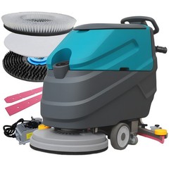 22″ Walk-behind Commercial Floor Scrubber Machine 31.5″ Suction 32000 Sqft/h
