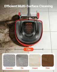 Commercial Floor Scrubber Machine Electric Cleaner Polisher 1900RPM