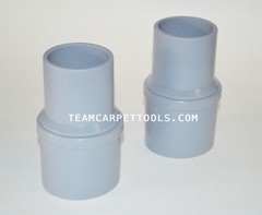 Carpet Cleaning Vacuum Hose Vinyl SWIVEL Cuffs 2″ Threaded x 2″ Slip-On (2 Pcs.)