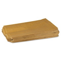 HOSPECO KL Trash Bags, 7.5 in x 10.5 in, Brown, 500 PK