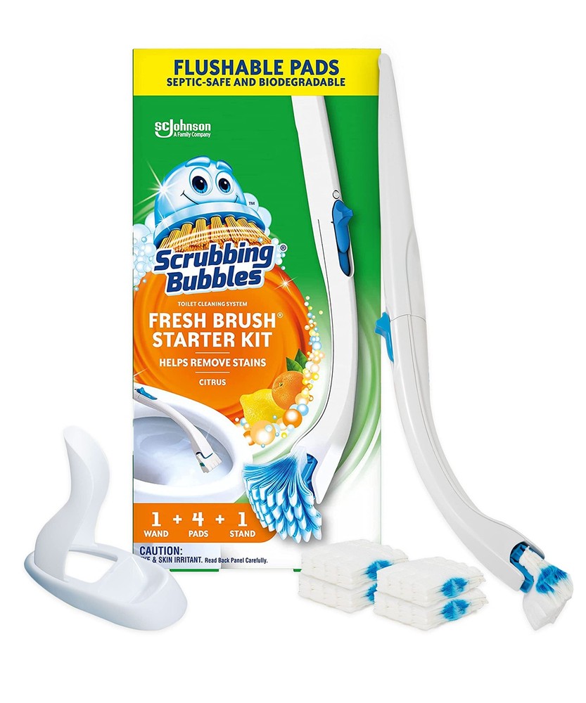 Scrubbing Bubbles Toilet Bowl Cleaning System 1 Count (Pack of 1), Multicolor
