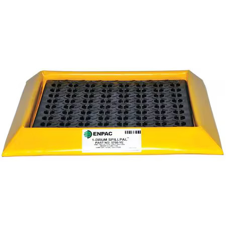 Enpac 5765-Ye-G Spilltray, Yellow/Black, Rectangle, 24Gal