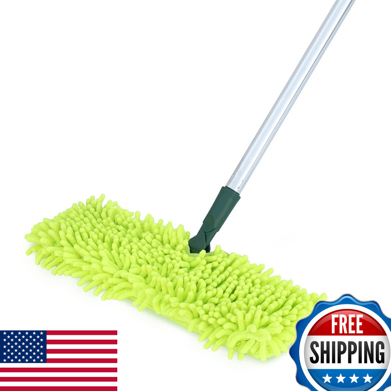 Pine-Sol Telescopic Microfiber Dry/Wet Mop Dust Mopping For Cleaning Hardwood