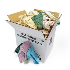 Color Terry Towel 100% Cotton Cleaning Rags-10 lbs. Box – Multipurpose Cleaning
