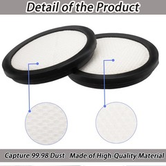 Rsfcws For Inse V70 I5 Vacuum Filter Replacement 2Pcs Cordless Vacuum Filter