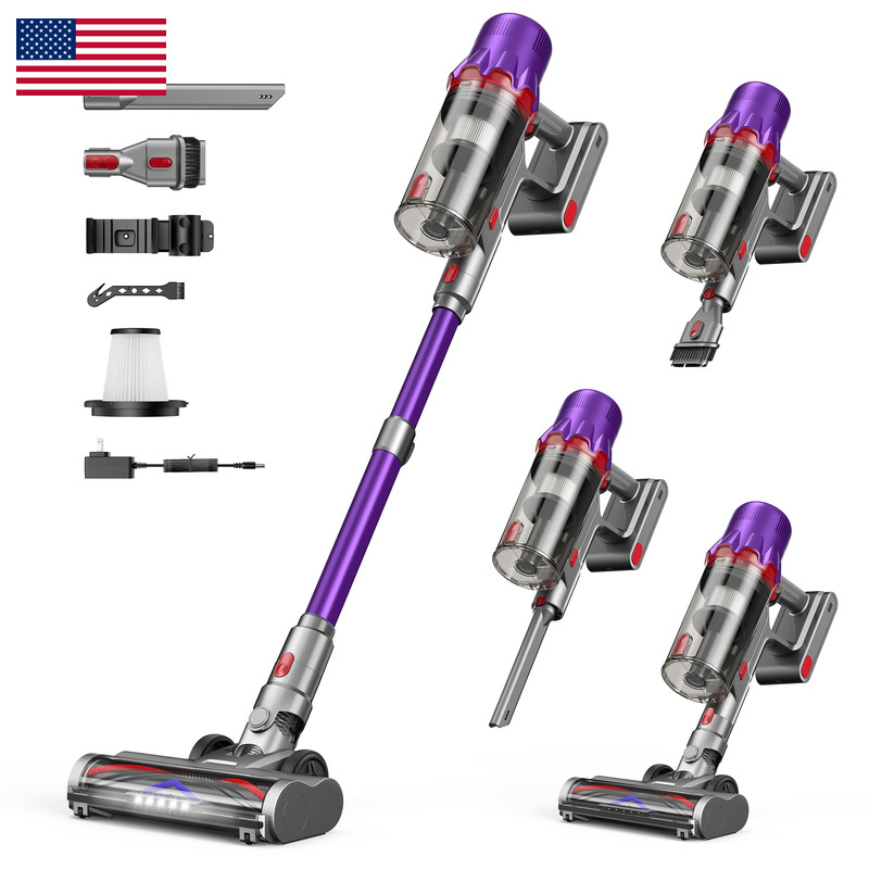 Ixlion Cordless Vacuum Cleaner – Powerful Stick Vacuum Hepa Filter 55-Min