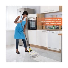 KeFanta Commercial Mop Heavy Duty Industrial Mop with Long Handle,60″ Looped-…
