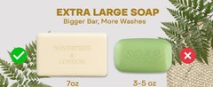 Natural Soap Bars Set (Set of 6), 7 Oz Assorted