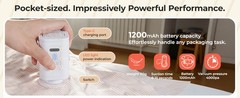 Vacuum Bags for Travel with Rechargeable Air Pump, Portable Space Saver Bags for