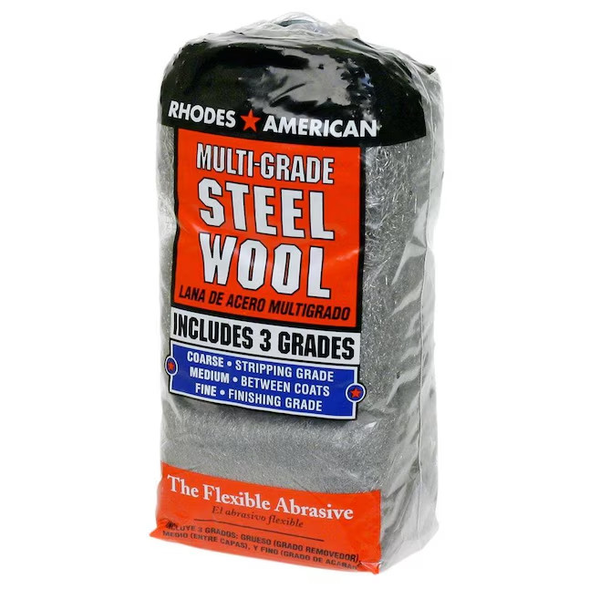 Homax 3.25-in x 4-in Multi-grade Steel Wool ( 12 Pack )