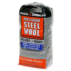 Homax 3.25-in x 4-in Multi-grade Steel Wool ( 12 Pack )
