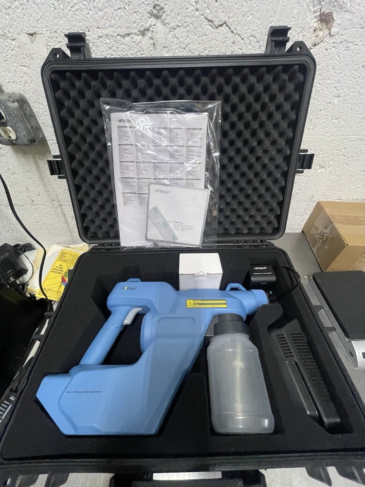 Fimap Espray Plus Electrostatic Sprayer Gun in Case with Battery and Charger
