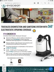 Victory Innovations VP300ES Electrostatic Backpack Sprayer Machine